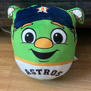 MLB Houston Astros Mascot Orbit Squishy Plush Pillow Major League‎ Baseball 13"